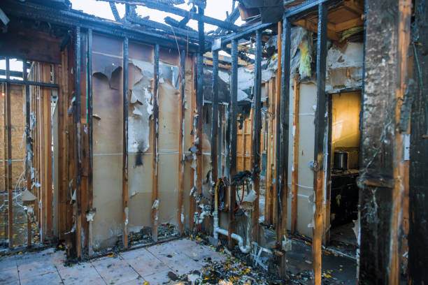 Professional Fire Damage Removal technician working in Bolivar, WV